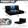 thumbnail image 7 of XYZCANDO Blue Skull RV Dinette Cushions Universal Camper Accessories Stretchable Cushion Covers for Couches and Sofas Comfortable Loveseat Sofa Chair Cover Furniture Protector, 7 of 7
