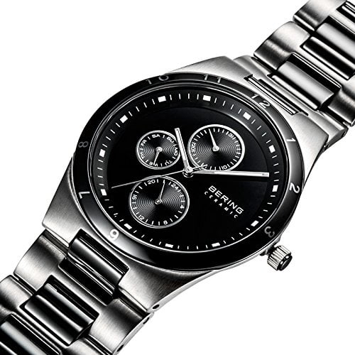 Bering 32339 742 Ceramic Slim Mens Wrist Watch Brushed Silver Walmart