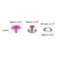 thumbnail image 2 of 100 Juegos Ojales Kit Metal Ojales 4mm 0.16 Ojal Herramienta para Zapatos Ropa Cinturón Bolsa Bricolaje Proyecto, Fucsia, 2 of 7