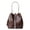 Dark Coffee, variant on Fashion Retro Bucket Bag for Women, Genuine Cowhide Leather Small Handbag, Elegant Shoulder Crossbody Purse 3266