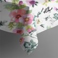 thumbnail image 2 of Pioneer Flower Floral Print Pattern Rectangle Tablecloth 60"x102",Waterproof Polyester Rectangle Table Cloth, Wipeable Spillproof Polyester Tablecloth for Dining, Camping, Indoor and Outdoor, 2 of 6