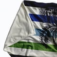 thumbnail image 2 of Simply Daisy Thin Stripe Palm Fleece Throw Blanket, Green, Standard Throw, 2 of 4