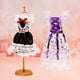 thumbnail image 1 of Kit de para niñas de ropa de muñeca con ropa de maniquí de Diseñador de moda para niños para Regalos , Negro Púrpura Baoblaze niños cosiendo, 1 of 8