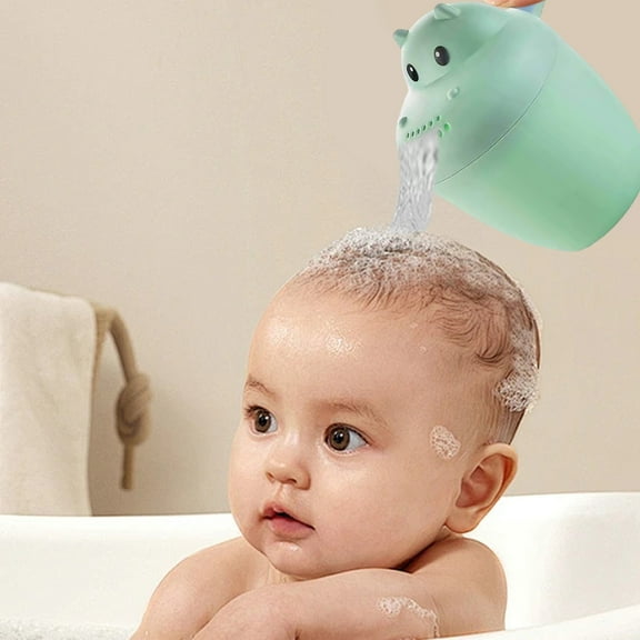 Baby Shampoo Rinse Cup Gentle Bathing Safe Hair Washing Container for Toddler Kids Shower Comfort