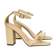 thumbnail image 3 of XY London Womens Liana Strappy High Block Heel Sandals, 3 of 5