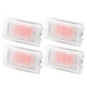 thumbnail image 3 of 4 piezas de bombillas de luces LED interiores Kit de bombillas de luz de piso de charco de puerta de maletero de repuesto para Tesla Model 3 Y S X rojo, 3 of 10