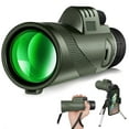 thumbnail image 1 of Telescopio monocular de alta definición con soporte para teléfono inteligente y trípode Telescopio monocular de doble enfoque HD, 1 of 5