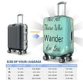 thumbnail image 6 of Haiem Not All Those Who Wander Are Lost1 Luggage Cover,Durable, Washable Suitcase Protector With Anti-Scratch Technology - Keep Your Luggage Looking New X-Large, 6 of 9