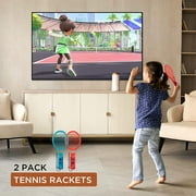2024 Switch Sports Accessories Bundle for Nintendo Switch Sports, 10 in 1 Family Sports Game Accessories for Switch, Leg Strap, Golf Clubs, Sword, Bowling Grip, Tennis Rackets