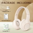 thumbnail image 6 of Wireless Bluetooth Headphones Noise Cancelling Headphones Wireless Over-Ear Headphones Foldable Bluetooth 5.3 Wireless Headphones for Travel/Office/Mobile Phone/PC Black, 6 of 6
