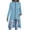 Light Blue, variant on Hooded Long Jackets for Women High Low Fleece Hoodie Fall Casual Solid Color Long Sleeve Full Zip Jackets with Pockets Wine Xxl