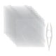 thumbnail image 1 of Peads de fusibles cuadrados 5 mm, tablas de cuentas de fusibles, cuentas, entrelazamiento, tablas de clavijas prácticas transparentes con, 1 of 9