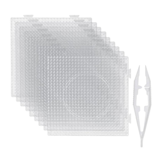 Tablas cuadradas de fusibles tablas de clavijas mejoran la habilidad de la habilidad de diseño resistente Interlucking artesanía de bricolaje de 5 mm