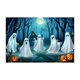 thumbnail image 5 of Tema De Halloween 19. Cartel Con Logotipo De Tela. Fondo Para Fotomatón De Cumpleaños Con Calabazas De Halloween. ¡Decoraciones Para Fiestas!, 5 of 6