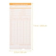 thumbnail image 2 of AURARMLET Assorted Color English Edition Time Cards Paper for Office Employee Attendance Recording, 2 of 6