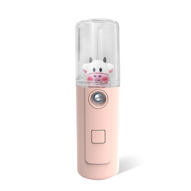 Inteprter Pulverizador de niebla facial portátil, humidificador recargable de apagado de 30ml, atomizador Personal, herramienta para el cuidado Humidificadores Typ 2 Rosa