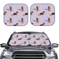 thumbnail image 2 of Vsdgher German Shepherd Dog Print Car Windshield Sun Shade, Reflective Sunshade Window Sunshade Sun Visor Protector Fit for Cars,Trucks,SUVs-Small, 2 of 6