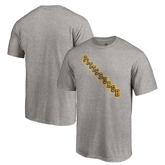 Men's Heather Gray Pittsburgh Penguins Special Edition Secondary Logo T-Shirt