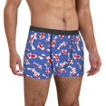 thumbnail image 4 of Cauagu Beautiful Koi Fish Print Boxer Briefs for Men,Comfortable Breathable Men's Underwear Moisture Wicking Underpants -XX-Large, 4 of 8