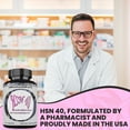 thumbnail image 5 of Minanaturals HSN 40 Hair Growth Supplement, Biotin 10000 mcg, Keratin, Collagen, 60 Tablets, 5 of 7