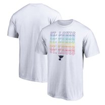 Men's White St. Louis Blues City Pride T-Shirt