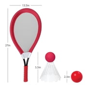 Play Day Jumbo Racket Sports Game, 5 Piece Set, Red, Children Ages 4+