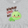 thumbnail image 4 of Inktastic Mawmaw Loves Me Cute Turtle Girls Baby Dress, 4 of 5