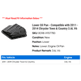 thumbnail image 2 of Lower Pan - Compatible with 2011 - 2014 Chrysler Town & Country 3.6L V6 2012 2013, 2 of 2