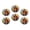 C0801, variant on Glass Refrigerator Magnet 6Pcs Magnetic Fridge Sticker,Decor for Kitchen,Whiteboard,Cabinet,Fresh Lemon Tree Branches Watercolor Summer Design