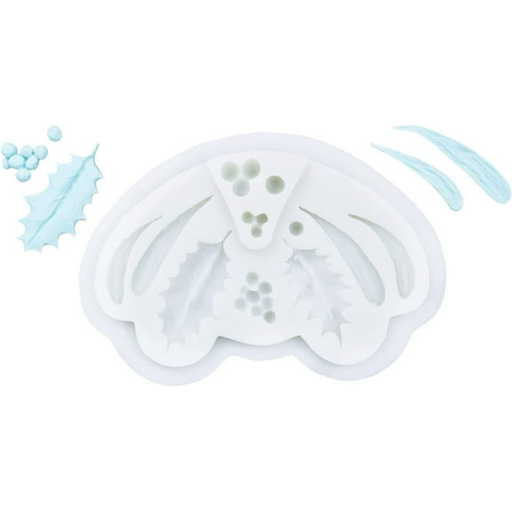 O'Creme Silicone Fondant Mold, Mistletoe