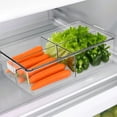 thumbnail image 1 of Suncoda Pet Refrigerator Fresh Storage Box, Refrigerator Food Storage Box Large Capacity with Lid Sealed Storage Jar Thickened Fresh Box Transparent Kitchen Storage Frame, 1 of 6