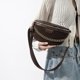 thumbnail image 4 of Riñonera Bolso de cintura a la moda para mujer, bolso de pecho de cuero PU, bolso de viaje para mujer (café), 4 of 8