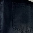 thumbnail image 5 of UACY Baggy Carpenter Jeans for Boys and Girls Wide Leg Cargo Pocket Denim Pants Elastic Waist Y2K Vintage Style (Black, 7-8 Years), 5 of 6
