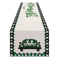 thumbnail image 2 of Harpily Bannière de Table Décorative Drapeau de Table de la Saint-Patrick Lin Camion Gnome Chemin de Table Simple et Généreux Résistant à la Graisse, 2 of 4