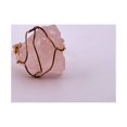 thumbnail image 2 of Natural Rose Quartz Gold Adjustable Ring, 2 of 6