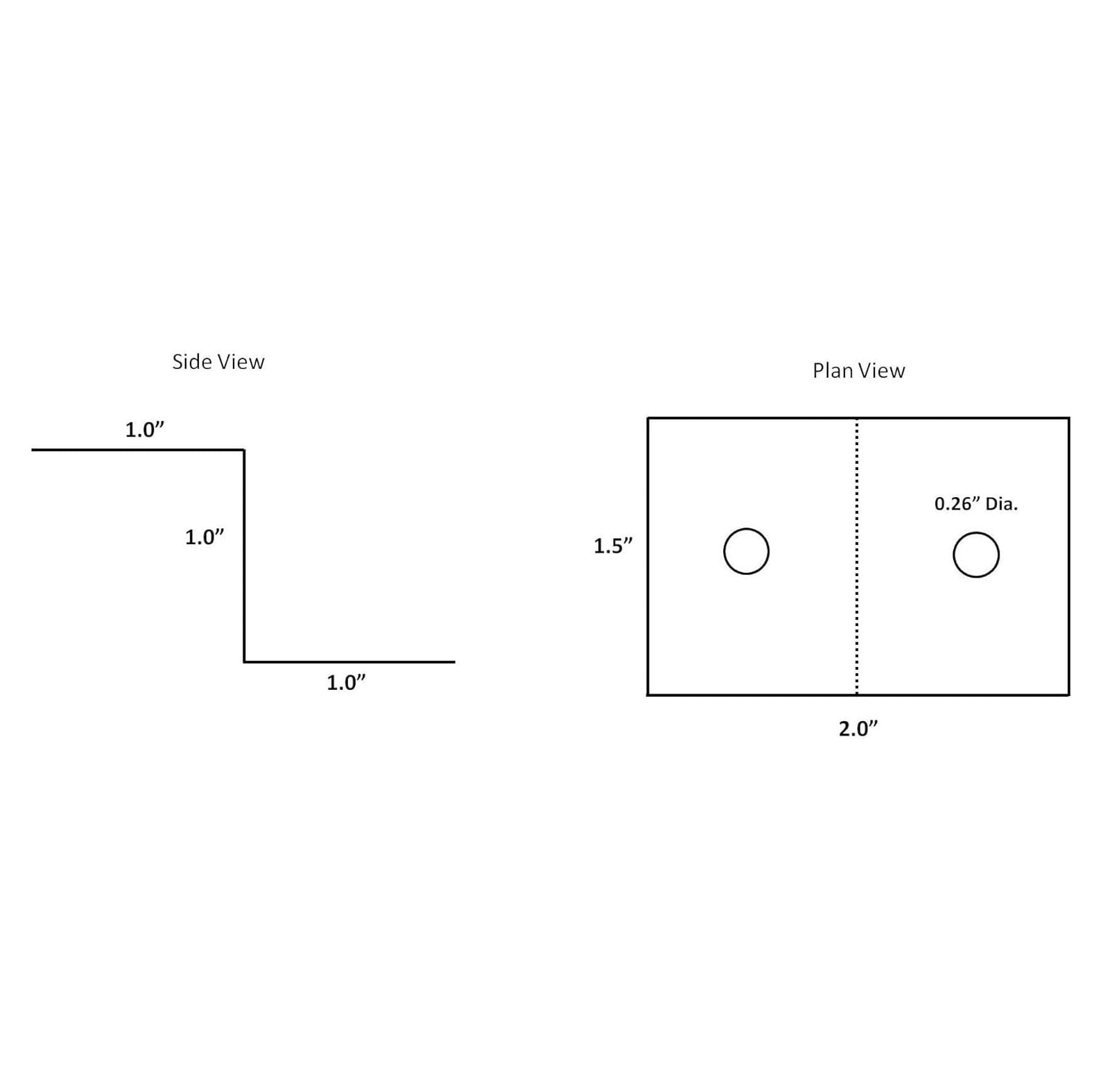 CintBllTer Solar Panel Z-Bracket Mounting Kit 3 Sets