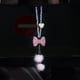 thumbnail image 1 of Colgante de cristal para espejo retrovisor de coche, bola de peluche con diamantes brillantes, adornos creativos para colgar en el coche, accesorios para espejo retrovisor, para mujeres y hombres., 1 of 4
