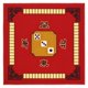 thumbnail image 1 of Funda para mesa de Mahjong, tapete de Mahjong, 78 x 78 cm, con reducción de ruido Rojo, 1 of 9