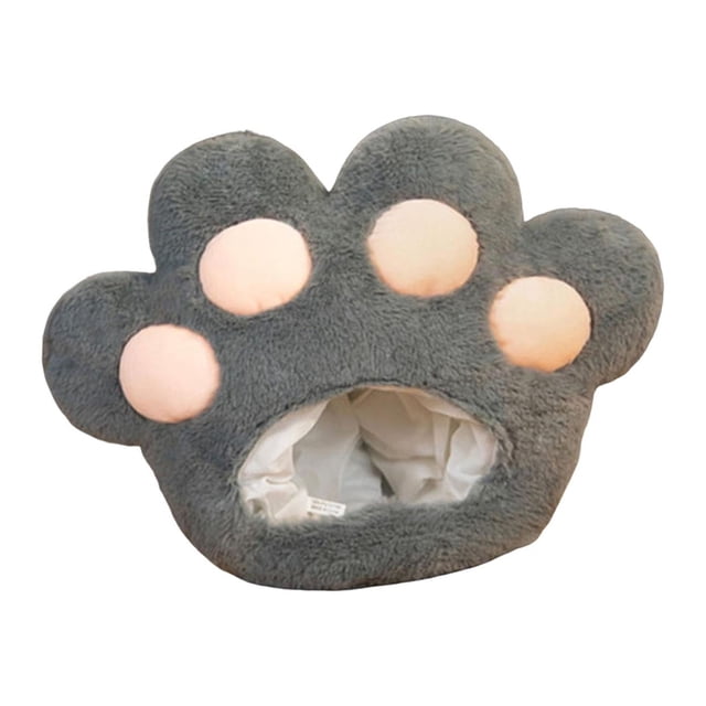 Sombrero de felpa perfecl gris para disfraces adultos
