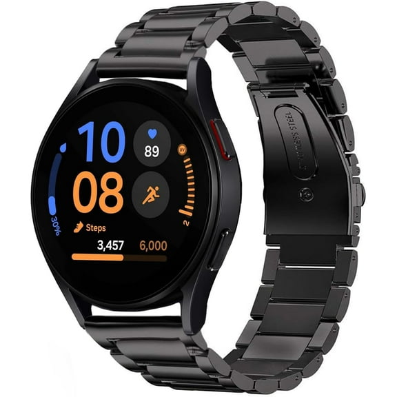 XIHAMA Watch Band Compatible for Samsung Galaxy Watch 7 6 5 4 Watch Band 40mm 44mm 45mm/Watch 6 4 Classic 42mm 46mm 43mm , Metal Stainless Steel Watch Band for Men and Women, NOT for Galaxy Watch Ultr