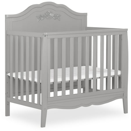 UPC: 0810063664534 | Slumber Baby Jasmine 3 in 1 Convertible Mini Crib Platinum