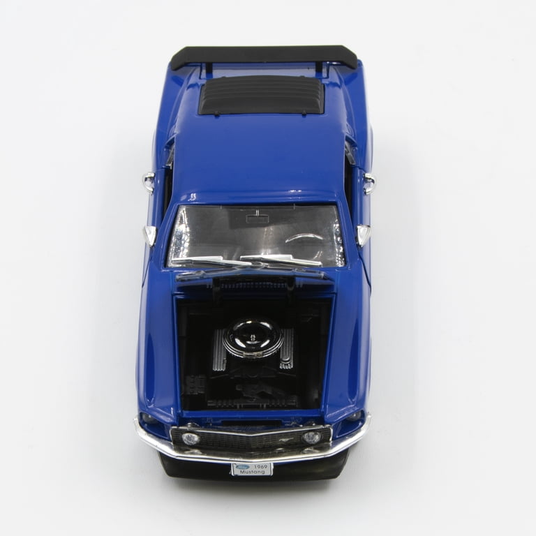 Ford mustang Boss 302 Bleu 1969 1/18 Welly - 12516BL