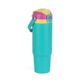 thumbnail image 6 of Ozark Trail 30oz Vacuum-Insulated Stainless Steel Dual Lid Insulated Tumbler, Double Wall Vacuum Insulated Travel Tumbler with Sip & Chug Lid,, Teal, 6 of 10
