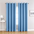 thumbnail image 1 of Injueey 2 unids/set de cortinas de parabrisas elegantes y transpirables para una conducción cómoda con tejido de alta densidad Sombras de ventana azul 132*160, 1 of 6