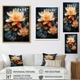 thumbnail image 4 of Designart "Mystical Harmony Of Lotus III" Lotus Wall Art Living Room, 4 of 7