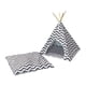 thumbnail image 1 of Tipi para mascotas, casa para perros pequeños, tienda para gatos, cama para dormir, cama cálida para cachorros de interior, 1 of 9