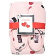 thumbnail image 2 of Angelina Women's Cozy Fleece Blanket with Slipper (1-Pack), 2 of 3