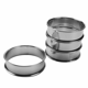 thumbnail image 4 of Anillos de tarta enrollados dobles, anillos de muffin ingleses, juego de 4 crumpets profesionales, 4 of 4