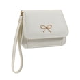 thumbnail image 2 of Women's Lychee Pattern Soft Leather Bowknot Coin Purse, Card Holder Mini Handbag for Everyday Carry, 2 of 6