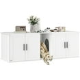 thumbnail image 1 of PawHut Cat Litter Box Enclosure, Litter Box Furniture with Scratching Mat, 1 of 10